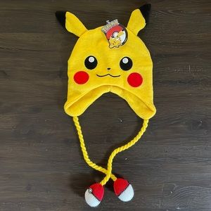 Pokémon Pikachu Beanie Hat; New with Tag; 3D with ears